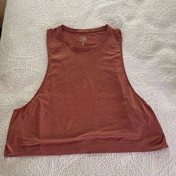 Athleta Tops - Athleta Crop Tank‎ Top Women's Size XL Coral / Orange